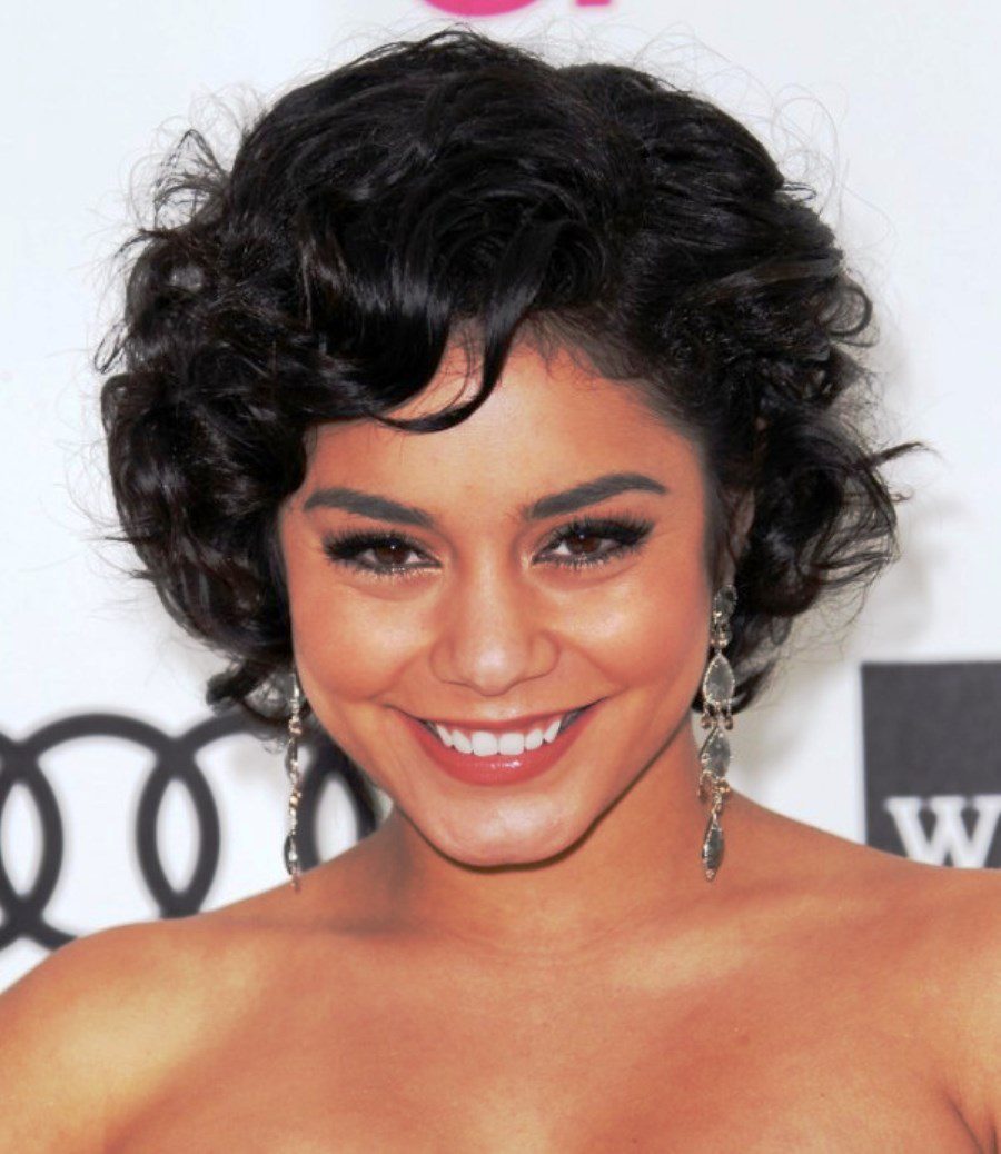 Pictures of Black Curly Bob Hairstyle