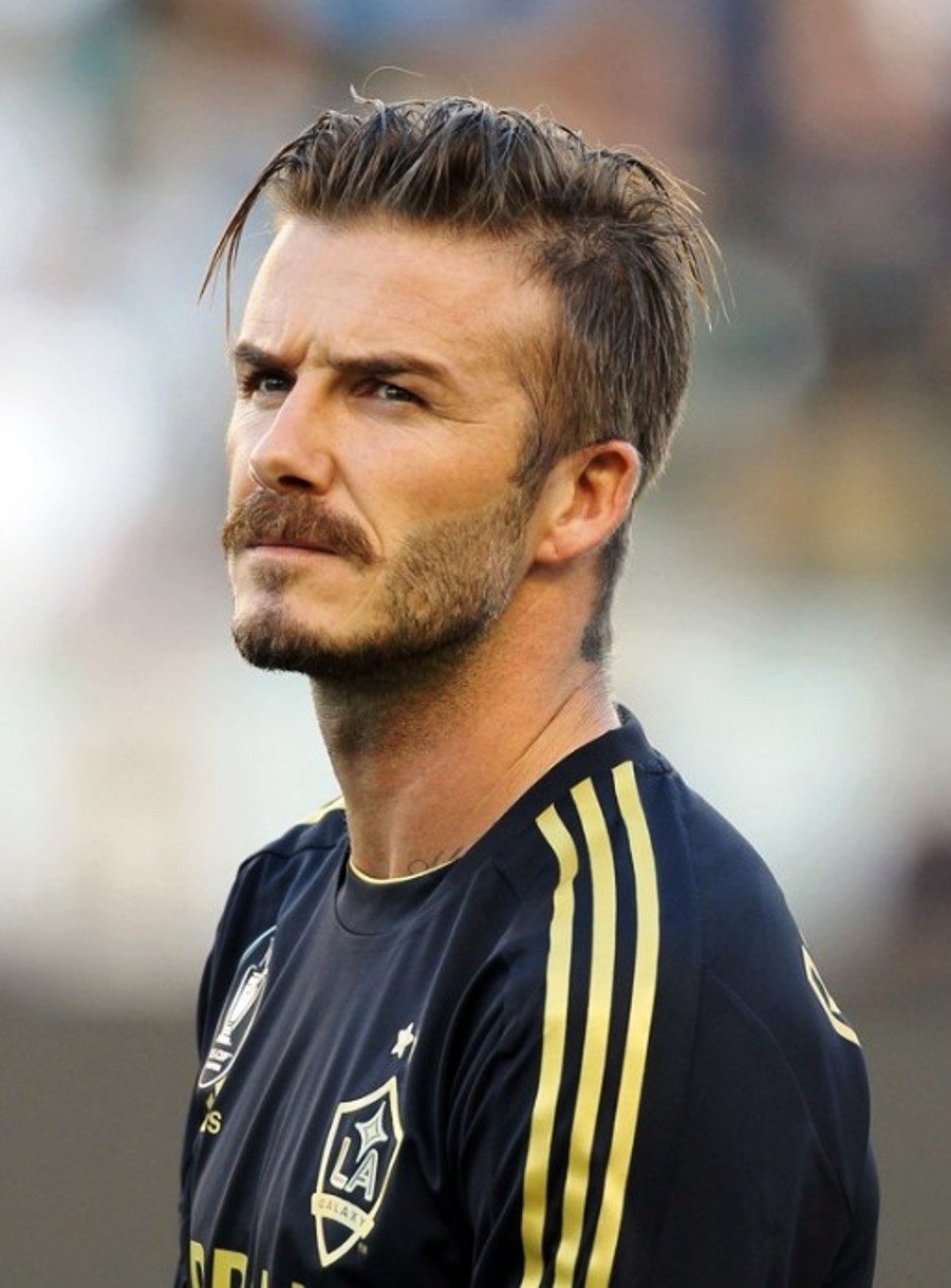 Pictures Of David Beckham Hair Styles 2013