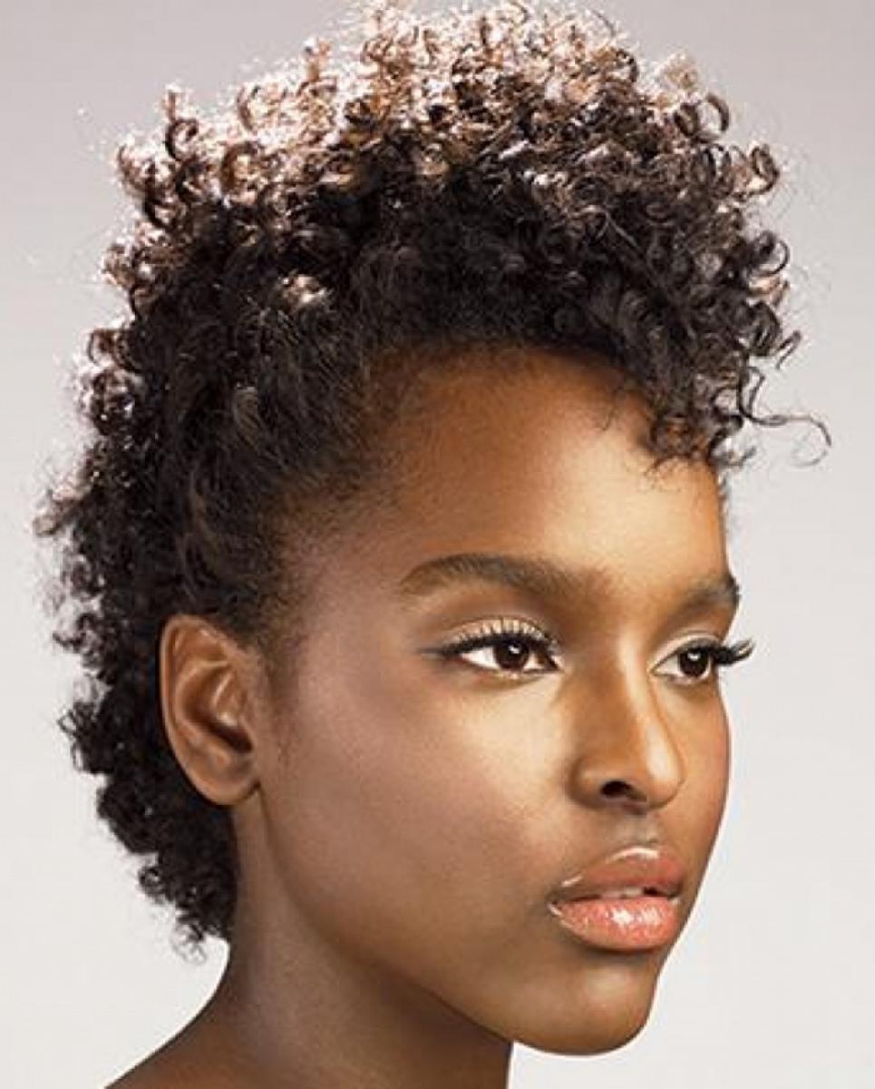 26 Mohawk hairstyle for natural hair Shoulder Length