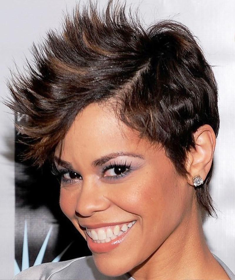 Short Spiky Haircuts For Black Women Images Haircuts 2018 Men Fade