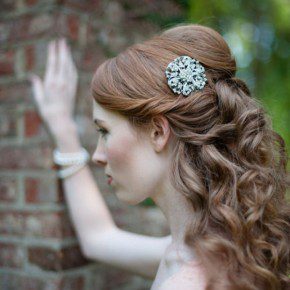 Wedding Hairstyles Curly Half Up