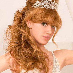 Wedding Hairstyles Half Up Half Down With Tiara