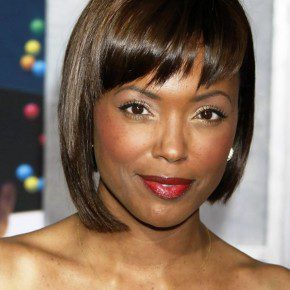 Aisha Tyler Short Sleek Hairstyle