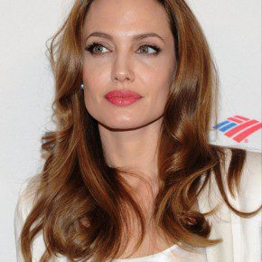 Angelina Jolie Long Hair With Sleek Waves