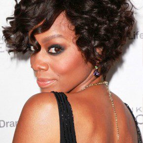 Anika Noni Rose Short Curly Bob Hairstyle