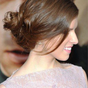 Anna Kendrick French Twist Updo Hairstyle