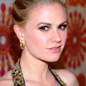 Anna Paquin Elegant Formal Updo Hairstyle