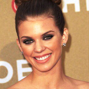 AnnaLynne McCord Formal Classic Bun Updo