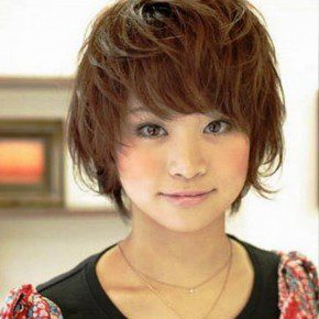 Asian Messy Hairstyles Short