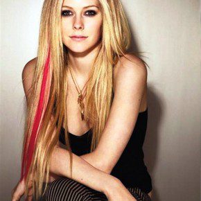 Avril Lavigne Long Straight Hairstyles