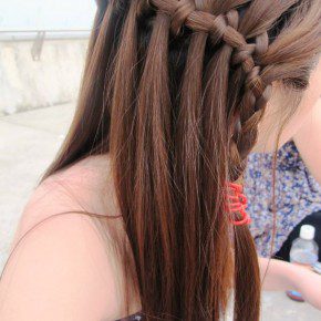 Beautiful Waterfall Braid Hairstyles