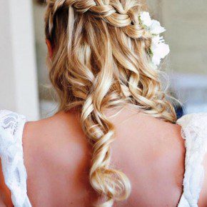 Beautiful Waterfall Braid Hairstyles For Wedding