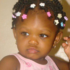 Black Children Hairstyles with Beads