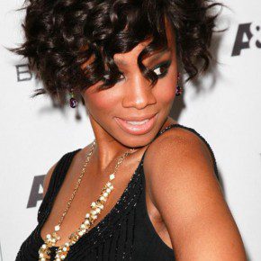 Black Curly Short Hairstyles