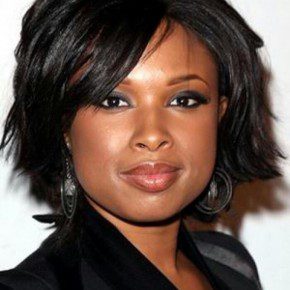 Black Hairstyle for Round Faces 2013