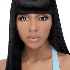 Black Hairstyles with Weave and Bangs