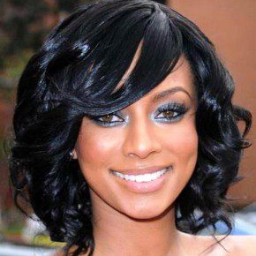 Black Medium Curly Hairstyles