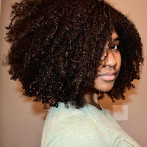 Black Natural Curly Hairstyles for Medium Length Hair