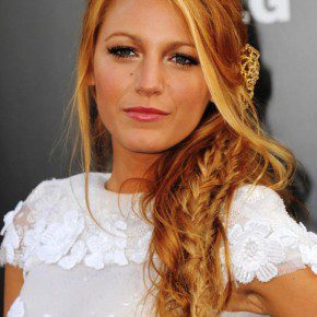 Blake Livelys Messy Twisted Fishtail Braid