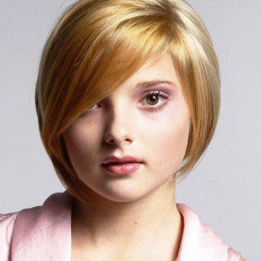 Blonde Short Hairstyles For Round Faces