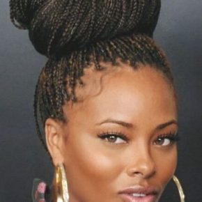 Box Braid Bun