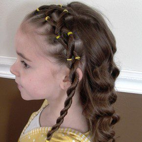 Braided Hairstyles For Kids With Curly Hair