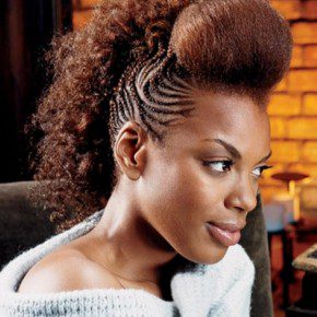 Braided Mohawk Hairstyles for Black Women