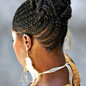 Braided Updo Natural