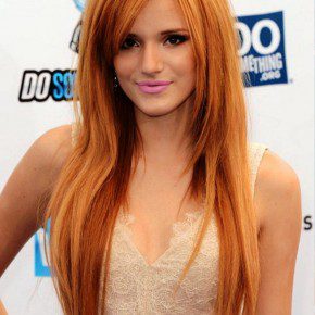 Bright Color Long Hairstyles For Straight Hair