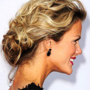 Brooklyn Decker Low Loose Bun Updo