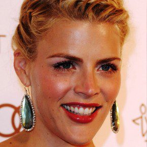 Busy Philipps French Braided Updo