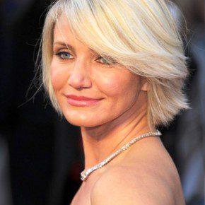 Cameron Diaz Short Blonde Bob Hairstyle