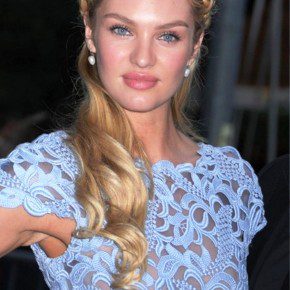 Candice Swanepoel Heidi Braided Updo