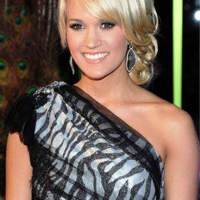 Carrie Underwood Bobby Pinned Updo