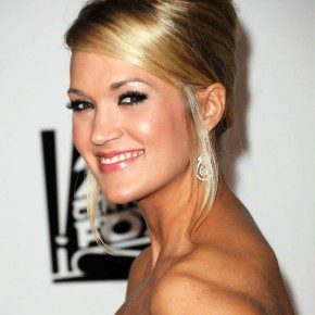 Carrie Underwood French Twist Updo Hairstyle