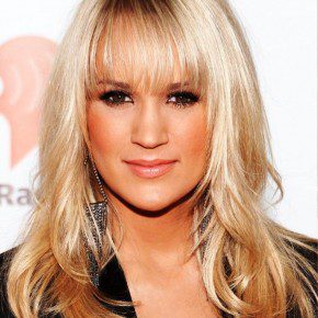 Carrie Underwood Long Straight Hairstyles