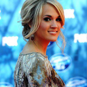 Carrie Underwood Simple Loose Messy Updo