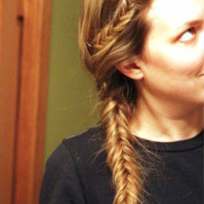 Casual Fishtail French Braid