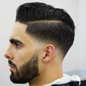 Comb Over Taper Fade