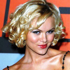 Curly Blonde Hairstyles Short