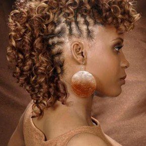 Curly Mohawk Hairstyles for Black Women