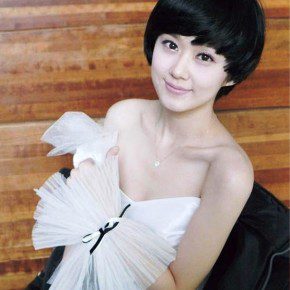 Cute Short Black Hairstyle With Short Bangs