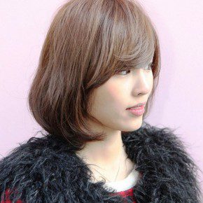 Cute Short Bob Hairstyle With Bangs Ideas