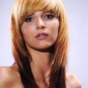 Cute Straight Hairstyle For Medium Hair