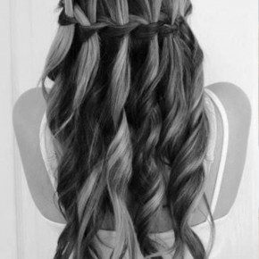 Cute Waterfall Braid Hair