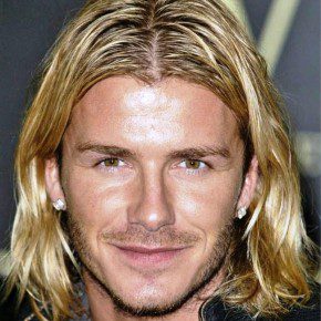 David Beckham Layered Long Hairstyles For Men