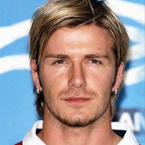 David Beckham Medium Straight Hairstyle