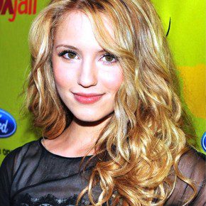 Dianna Agron Casual Long Curly Hairstyle