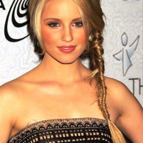 Dianna Agron Fishbone Braid