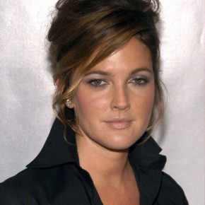 Drew Barrymore French Twist Updo Haircut